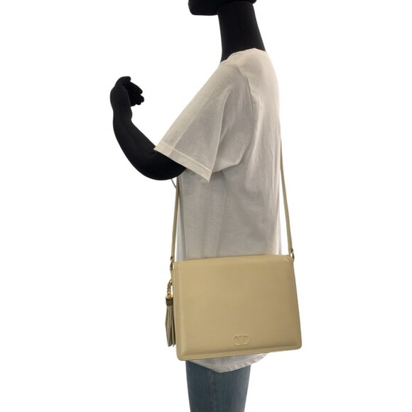 VALENTINO GARAVANI Vintage White Leather Shoulder Bag - Picture 8 of 11